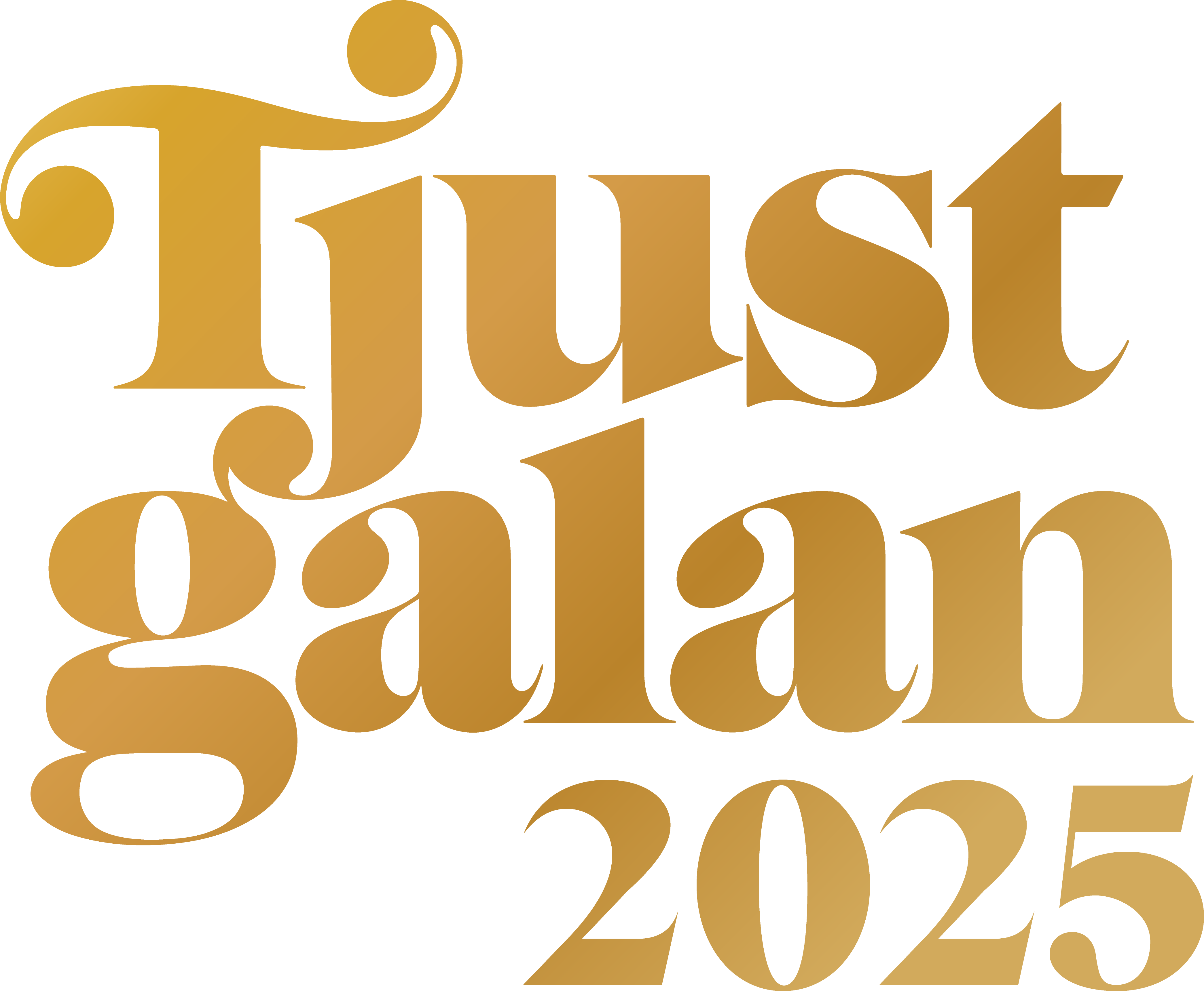 Tjustgalan 2025 logo - Guld